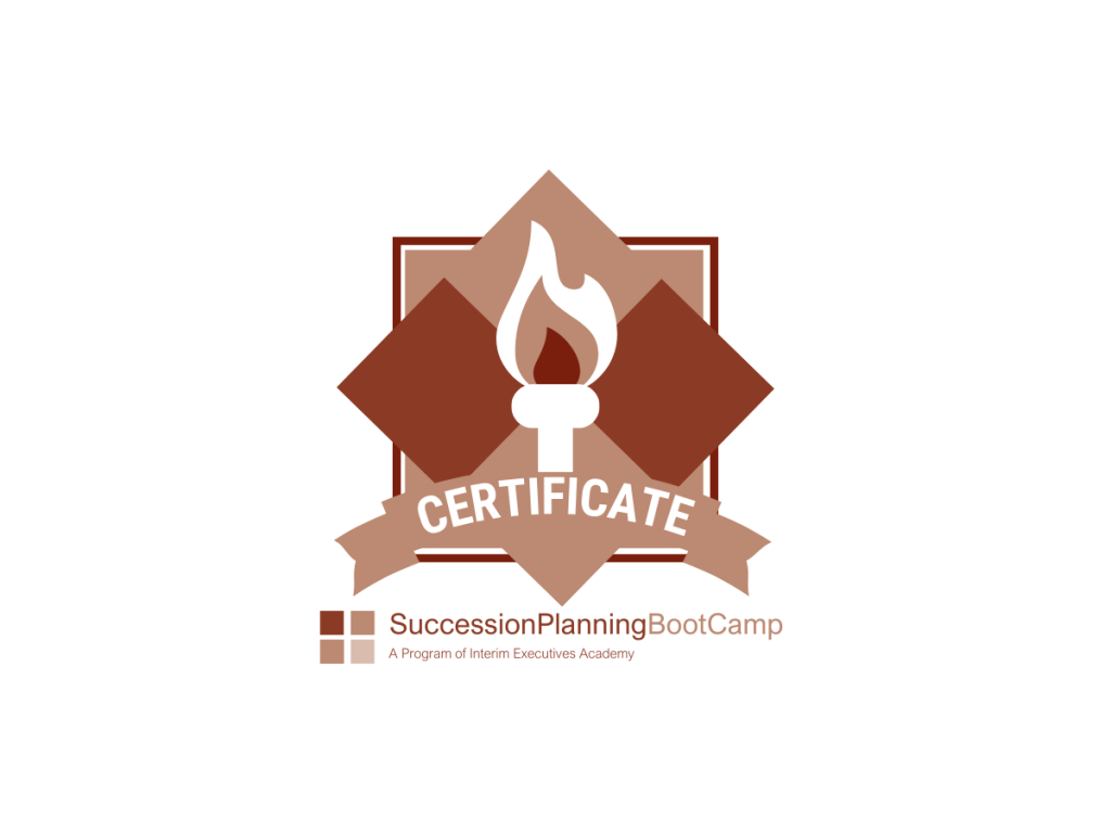 Succession-Certificate-Badge-LinkedIn (1) Image of torch depicting a certificate in succession planning